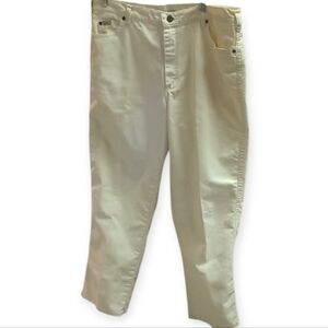 Lee Off-White Denim Pants